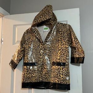Kids Leopard Print Raincoat